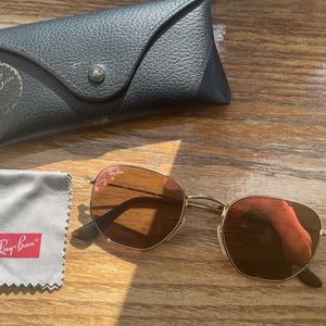 Ray-Ban Hexagonal pink sunglasses 3548N 52 mm